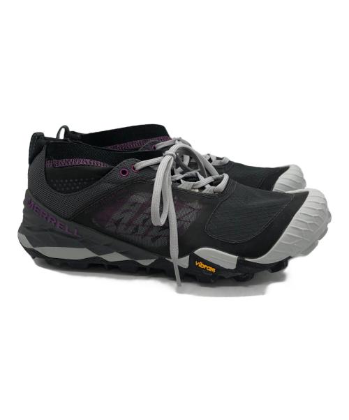 MERRELL（メレル）MERRELL (メレル) SPEED FUSION STRETCH ブラック×パープル サイズ:8 未使用品の古着・服飾アイテム