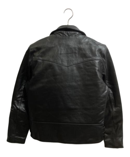 Liugoo Leathers（リューグーレザーズ）Liugoo Leathers (リューグーレザーズ) ダブルライダースジャケット ブラック サイズ:L 未使用品の古着・服飾アイテム