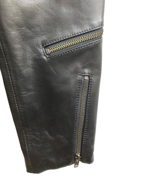 Liugoo Leathers（リューグーレザーズ）Liugoo Leathers (リューグーレザーズ) ダブルライダースジャケット ブラック サイズ:L 未使用品の古着・服飾アイテム