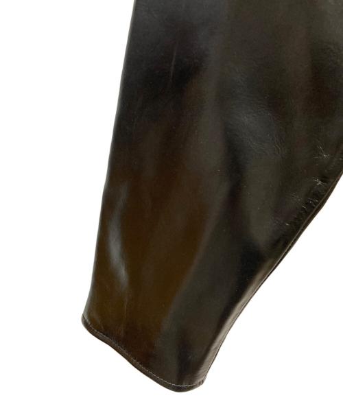 Liugoo Leathers（リューグーレザーズ）Liugoo Leathers (リューグーレザーズ) シングルライダースジャケット ブラック サイズ:M 未使用品の古着・服飾アイテム