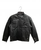 Liugoo Leathersリューグーレザーズ）の古着「ライナー付レザージャケット」｜ブラック