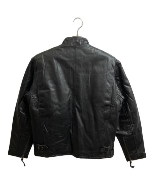 Liugoo Leathers（リューグーレザーズ）Liugoo Leathers (リューグーレザーズ) ライナー付レザージャケット ブラック サイズ:LLの古着・服飾アイテム