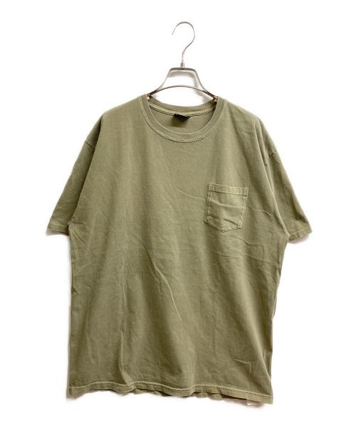 stussy（ステューシー）stussy (ステューシー) ポケットTシャツ オリーブ サイズ:Lの古着・服飾アイテム
