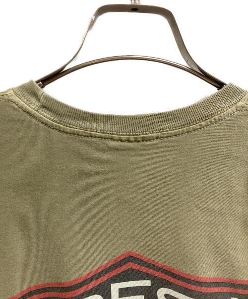 stussy（ステューシー）stussy (ステューシー) ポケットTシャツ オリーブ サイズ:Lの古着・服飾アイテム