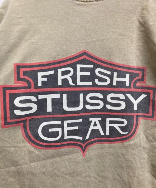 stussy（ステューシー）stussy (ステューシー) ポケットTシャツ オリーブ サイズ:Lの古着・服飾アイテム