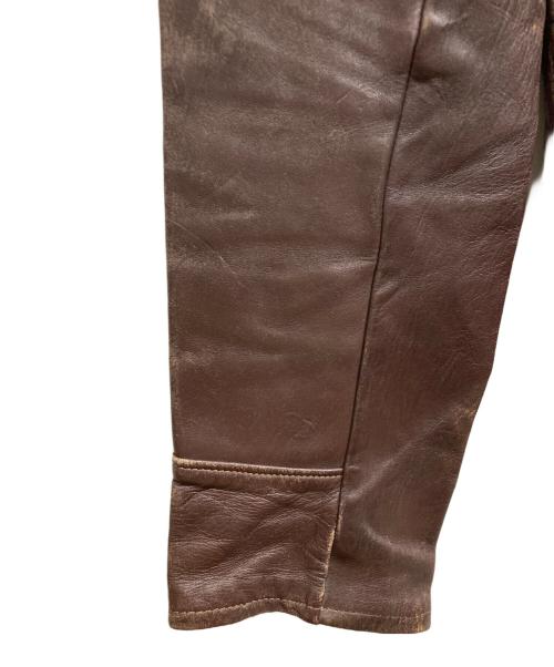 PENNEYS（ペニーズ）PENNEYS (ペニーズ) ホースハイドジャケット ブラウン サイズ:40の古着・服飾アイテム
