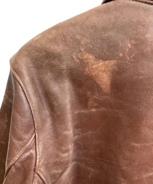 PENNEYS（ペニーズ）PENNEYS (ペニーズ) ホースハイドジャケット ブラウン サイズ:40の古着・服飾アイテム
