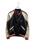 COACH×DISNEYコーチ×ディズニー）の古着「コラボリバーシブルスカジャン」｜ブラック