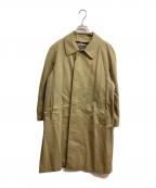 Burberry'sバーバリーズ）の古着「比翼ステンカラーコート」｜ベージュ
