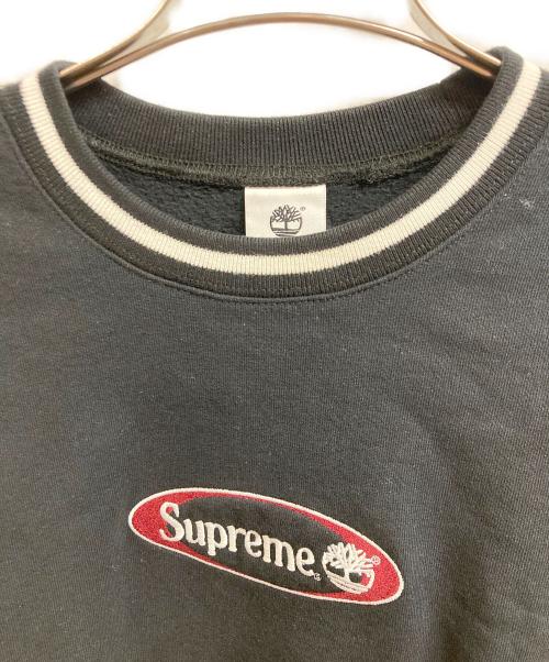 SUPREME（シュプリーム）SUPREME (シュプリーム) Timberland (ティンバーランド) Timberland Crewneck ブラック サイズ:Sの古着・服飾アイテム
