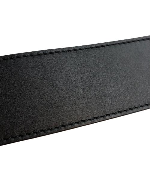 GUCCI（グッチ）GUCCI (グッチ) GGマーモントレザーベルト ブラック サイズ:70・26の古着・服飾アイテム