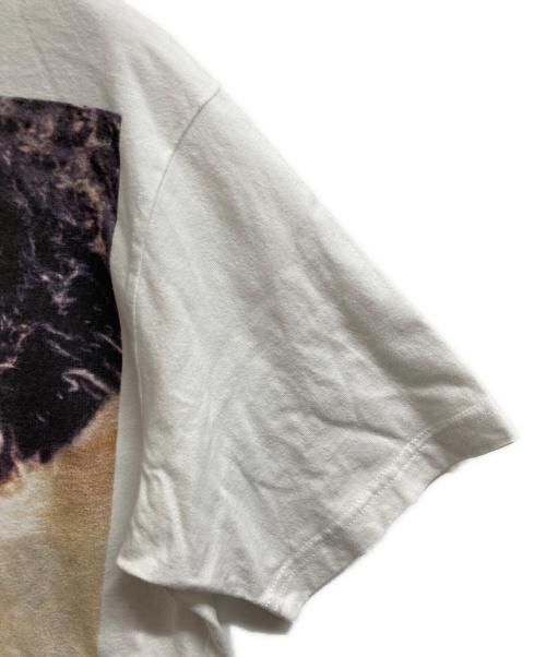 COMME des GARCONS SHIRT（コムデギャルソンシャツ）COMME des GARCONS SHIRT (コムデギャルソンシャツ) プリントTシャツ ホワイト サイズ:Mの古着・服飾アイテム