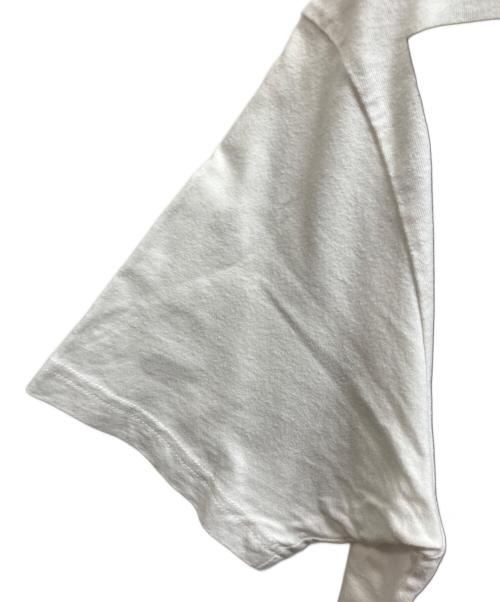 COMME des GARCONS SHIRT（コムデギャルソンシャツ）COMME des GARCONS SHIRT (コムデギャルソンシャツ) プリントTシャツ ホワイト サイズ:Mの古着・服飾アイテム