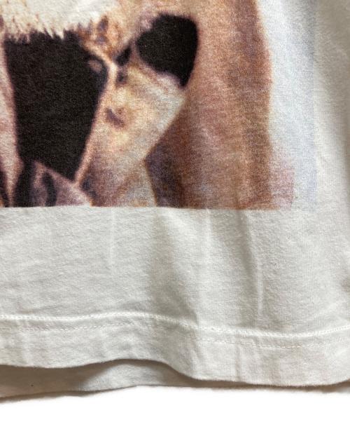 COMME des GARCONS SHIRT（コムデギャルソンシャツ）COMME des GARCONS SHIRT (コムデギャルソンシャツ) プリントTシャツ ホワイト サイズ:Mの古着・服飾アイテム