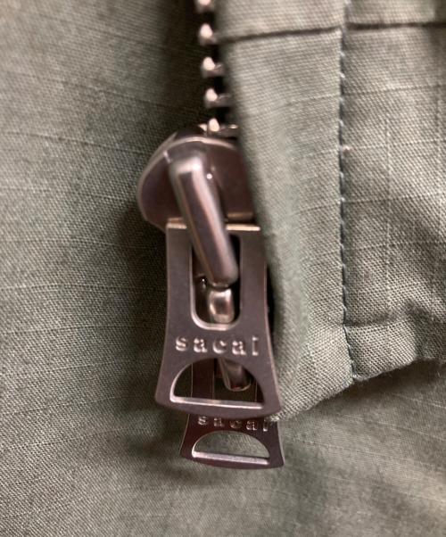 sacai（サカイ）sacai (サカイ) Rip Stop Jacket sacai カーキ サイズ:3の古着・服飾アイテム