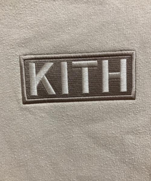 KITH（キス）KITH (キス) Loyality Box Logo Williams III Hoodie ベージュ サイズ:Lの古着・服飾アイテム