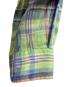 中古・古着 RALPH LAUREN (ラルフローレン) リネンチェックシャツ/RALPH LAURENシャツ グリーン サイズ:XL：5000円