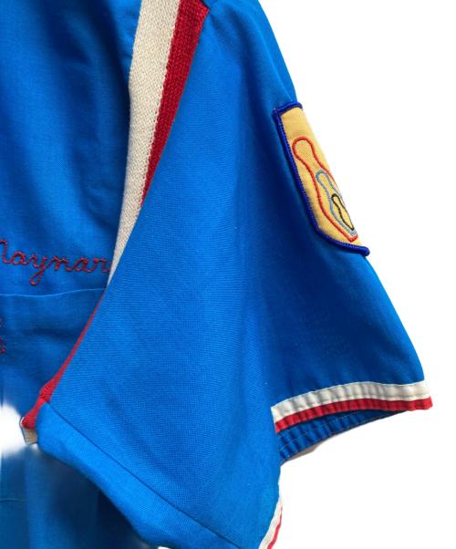 Hilton（ヒルトン）Hilton (ヒルトン) ボーリングシャツ ブルー サイズ:Lの古着・服飾アイテム