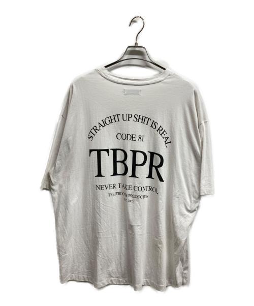 TIGHTBOOTH PRODUCTION（タイトブースプロダクション）TIGHTBOOTH PRODUCTION (タイトブースプロダクション) ポケットTシャツ ホワイト サイズ:Lの古着・服飾アイテム