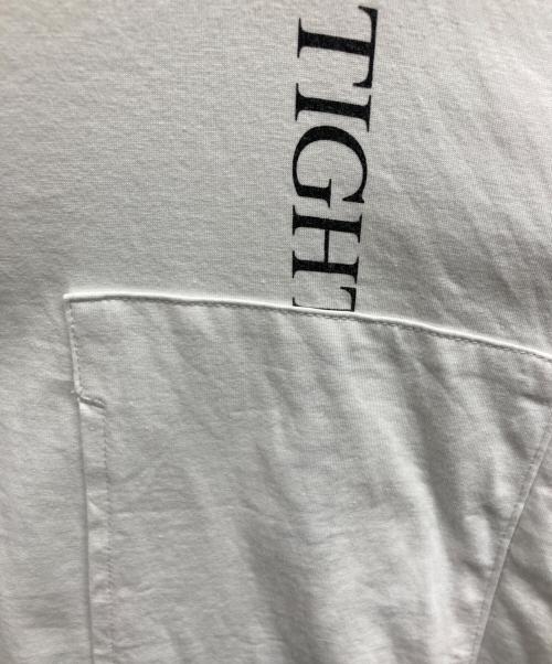 TIGHTBOOTH PRODUCTION（タイトブースプロダクション）TIGHTBOOTH PRODUCTION (タイトブースプロダクション) ポケットTシャツ ホワイト サイズ:Lの古着・服飾アイテム