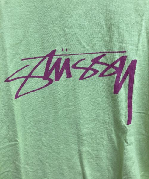 stussy（ステューシー）stussy (ステューシー) 長袖カットソー グリーン サイズ:Sの古着・服飾アイテム