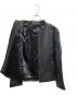 LIUGOO LEATHERS (リューグーレザーズ) カウレザーシングルライダースジャケット ブラック サイズ:L：8000円