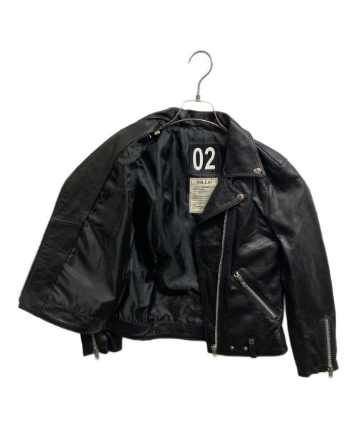 Liugoo Leathers（リューグーレザーズ）Liugoo Leathers (リューグーレザーズ) レザージャケット ブラック サイズ:02の古着・服飾アイテム