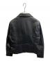 Liugoo Leathers (リューグーレザーズ) レザージャケット ブラック サイズ:02：6000円