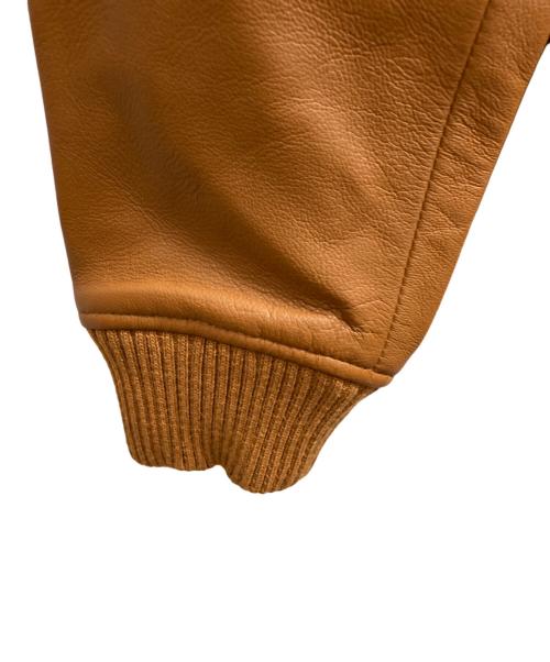 Liugoo Leathers（リューグーレザーズ）LIUGOO LEATHERS (リューグーレザーズ) レザーフーデッド ブラウン サイズ:XLの古着・服飾アイテム