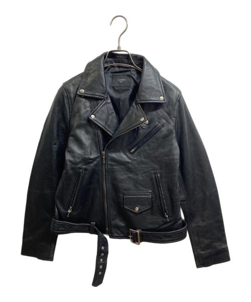 Liugoo Leathers（リューグーレザーズ）LIUGOO LEATHERS (リューグーレザーズ) ダブルライダースジャケット ブラック サイズ:Mの古着・服飾アイテム