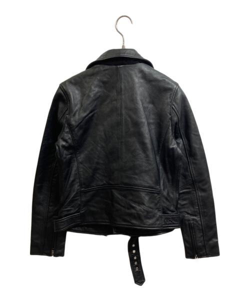 Liugoo Leathers（リューグーレザーズ）LIUGOO LEATHERS (リューグーレザーズ) ダブルライダースジャケット ブラック サイズ:Mの古着・服飾アイテム