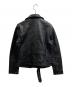 LIUGOO LEATHERS (リューグーレザーズ) ダブルライダースジャケット ブラック サイズ:M：6000円