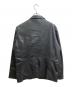 FILLMORE (フィルモア) レザーテーラードジャケット ブラック サイズ:L：8000円