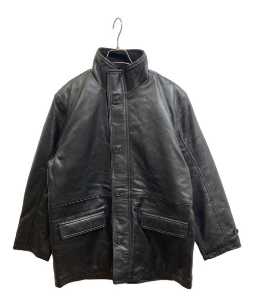 Liugoo Leathers（リューグーレザーズ）LIUGOO LEATHERS (リューグーレザーズ) レザーコート ブラック サイズ:Lの古着・服飾アイテム