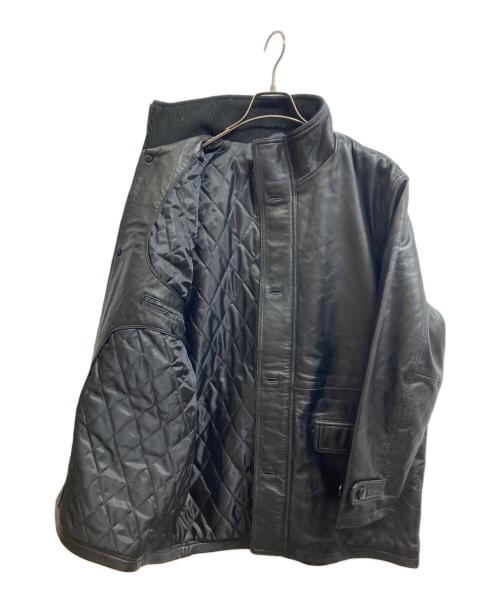 Liugoo Leathers（リューグーレザーズ）LIUGOO LEATHERS (リューグーレザーズ) レザーコート ブラック サイズ:Lの古着・服飾アイテム