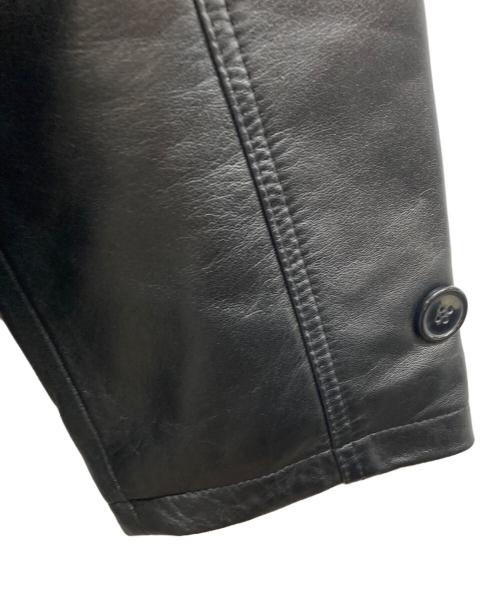 Liugoo Leathers（リューグーレザーズ）LIUGOO LEATHERS (リューグーレザーズ) レザーコート ブラック サイズ:Lの古着・服飾アイテム