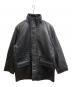 LIUGOO LEATHERS（リューグーレザーズ）の古着「レザーコート」｜ブラック