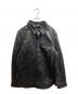 Liugoo Leathers（リューグーレザーズ）の古着「レザーシャツ」｜ブラック