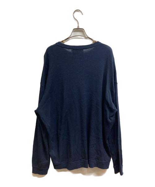 Graphpaper（グラフペーパー）Graphpaper (グラフペーパー) Wool Honeycomb Crew Neck Thermal ネイビー サイズ:2の古着・服飾アイテム