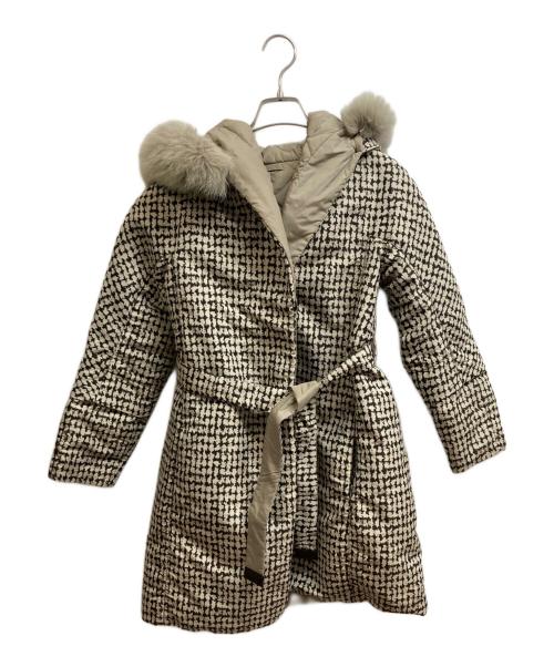 'S Max Mara（エスマックスマーラ）'S Max Mara (エスマックスマーラ) ファー付ダウンコート ベージュ サイズ:36の古着・服飾アイテム