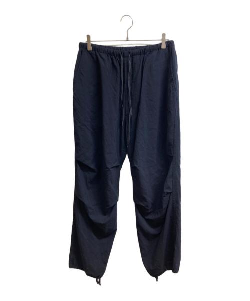 COMOLI（コモリ）COMOLI (コモリ) ウール ニータックパンツ ネイビー サイズ:3の古着・服飾アイテム