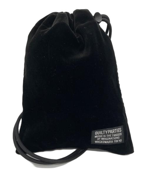 WACKO MARIA（ワコマリア）WACKO MARIA (ワコマリア) VELVET SHOULDER POUCH ブラック 未使用品の古着・服飾アイテム