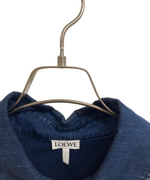 LOEWE（ロエベ）LOEWE (ロエベ) 24AW ANAGRAM OVERSHIRT インディゴ サイズ:52の古着・服飾アイテム