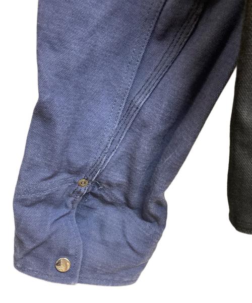 Fake As Flowers（フェイク アス フラワーズ）FAKE AS FLOWERS (フェイク アス フラワーズ) 23SS Worker Jacket ブラック×パープル サイズ:3の古着・服飾アイテム