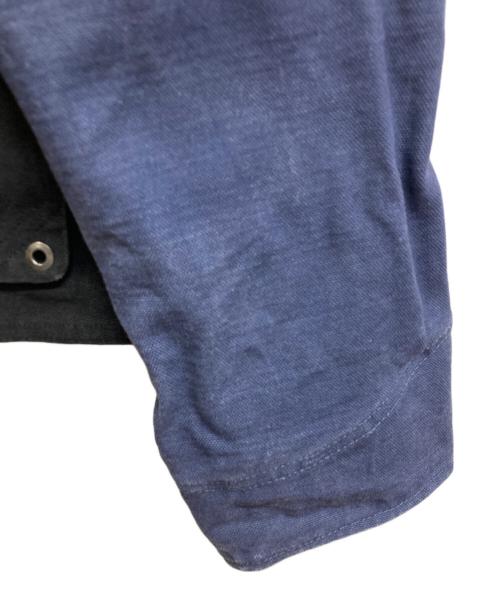 Fake As Flowers（フェイク アス フラワーズ）FAKE AS FLOWERS (フェイク アス フラワーズ) 23SS Worker Jacket ブラック×パープル サイズ:3の古着・服飾アイテム