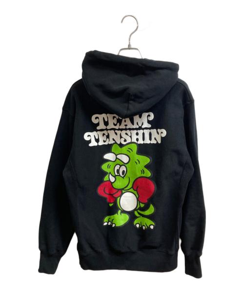 TEAM TENSHIN（チームテンシン）TEAM TENSHIN (チームテンシン) プリントパーカー ブラック サイズ:Sの古着・服飾アイテム