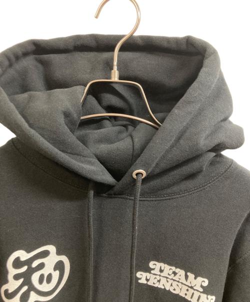 TEAM TENSHIN（チームテンシン）TEAM TENSHIN (チームテンシン) プリントパーカー ブラック サイズ:Sの古着・服飾アイテム