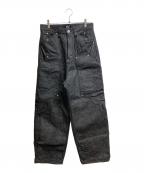 Fake As Flowersフェイク アス フラワーズ）の古着「デニムパンツ」｜グレー