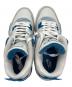 中古・古着 NIKE (ナイキ) AIR JORDAN 4 RETRO MILITARY ハイカットスニーカー ホワイト×ブルー サイズ:US10.5：17000円