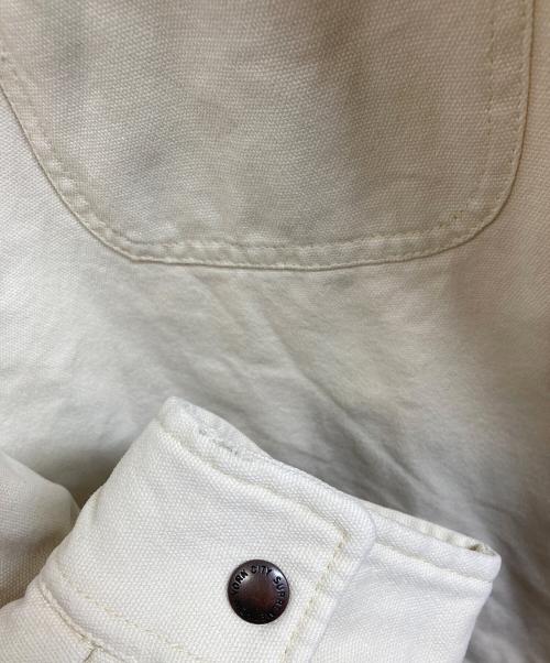 SUPREME（シュプリーム）Supreme (シュプリーム) 24FW Faux Shearling Lined Work Shirt アイボリー サイズ:XLの古着・服飾アイテム